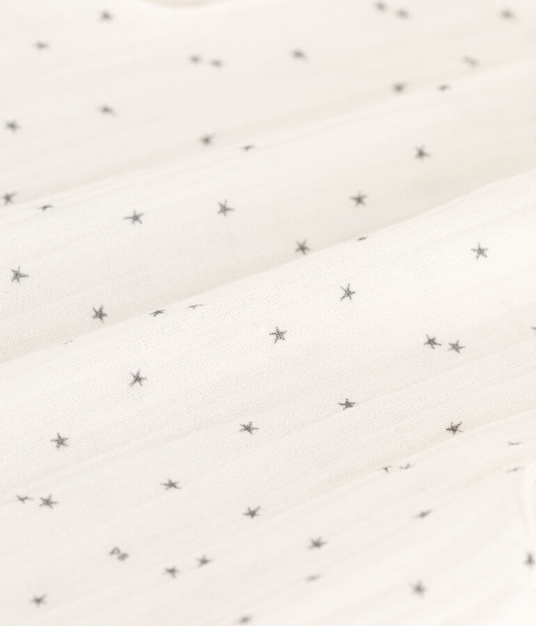 Gigoteuse l&eacute;g&egrave;re  en gaze de coton TOG 1 blanc MARSHMALLOW/blanc MISTIGRI