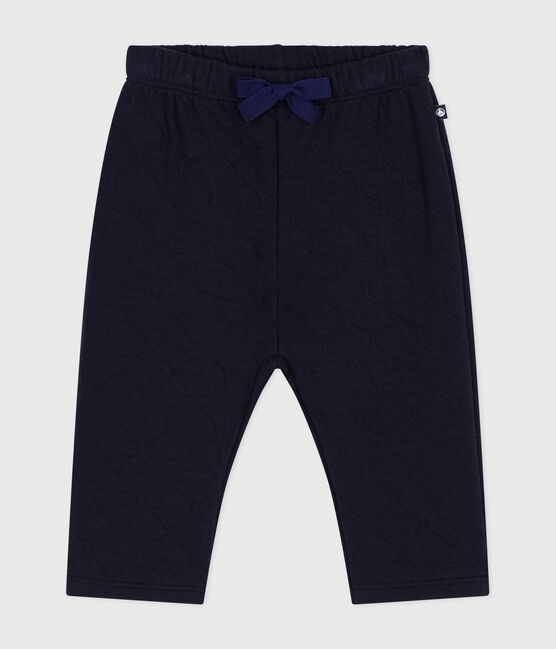 Pantalon en tubique matelassé bébé bleu SMOKING