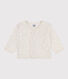 Cardigan bébé en tubique matelassé