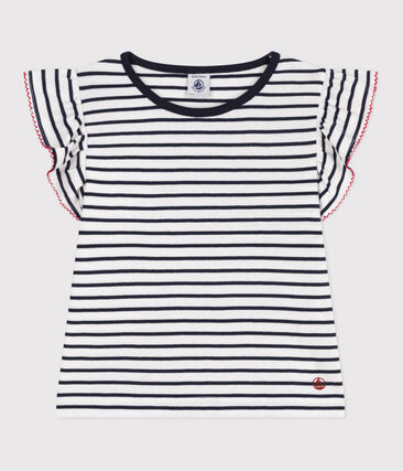 Teeshirt enfant en coton manches courtes à rayures