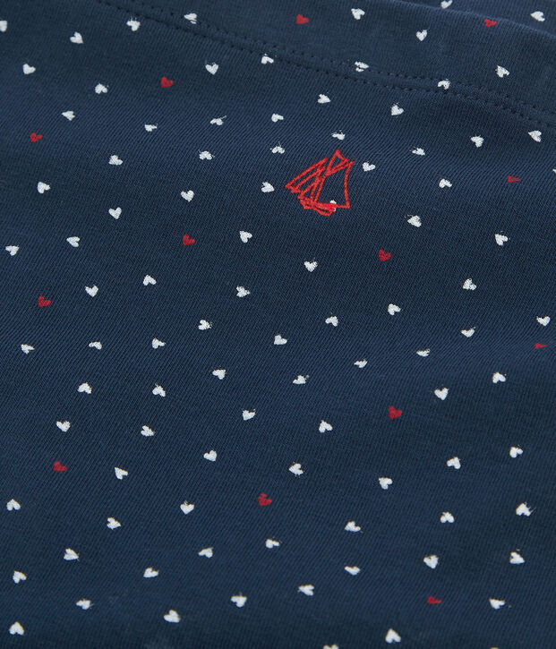 Legging enfant fille bleu/multicouleur