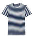 T-shirt homme à rayures bicolores