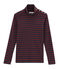 Sous-pull femme uni bleu SMOKING/rouge OGRE