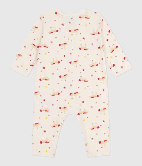 Pyjama bébé en coton sans pieds imprimé cheval MILK/ MULTICO