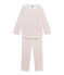 Pyjama fille imprimé blanc LAIT/blanc MULTICO
