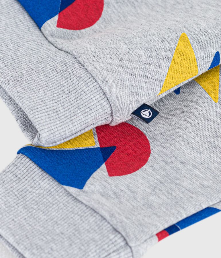 Sweatshirt enfant en coton imprim&eacute; FUMEE/ MULTICO