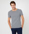 Tee shirt manches courtes col rond homme bleu SMOKING/blanc MARSHMALLOW