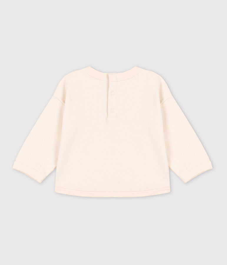 Sweatshirt b&eacute;b&eacute; en coton &eacute;cru AVALANCHE