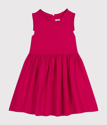 Robe sans manche en lin enfant fille