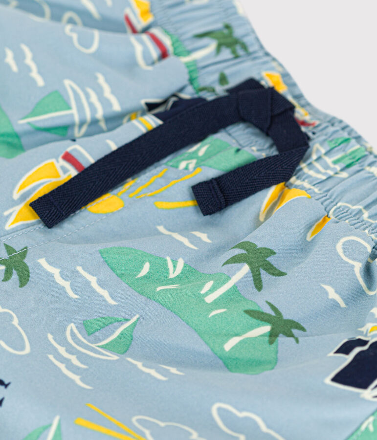 Short de bain b&eacute;b&eacute; en mati&egrave;re recycl&eacute;e ENNEIGE/ MULTICO