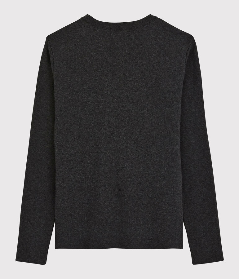 T-shirt iconique col rond Femme gris