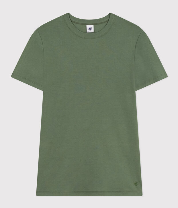 Tee-shirt L'ICONIQUE col rond en coton Femme vert