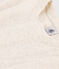 T-shirt LE BOXY en coton Femme beige MONTELIMAR CHINE