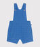 Salopette courte en broderie anglaise bébé bleu GAULOISE