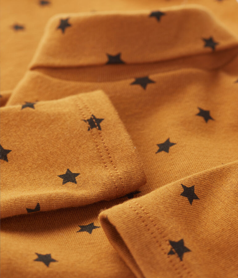 Body manches longues col roul&eacute; b&eacute;b&eacute; mixte CUIVRE/ CAPECOD