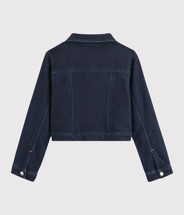 Veste en denim enfant fille bleu DENIM BLEU FONCE