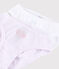 Lot de 2 culottes petite fille en coton biologique variante 1