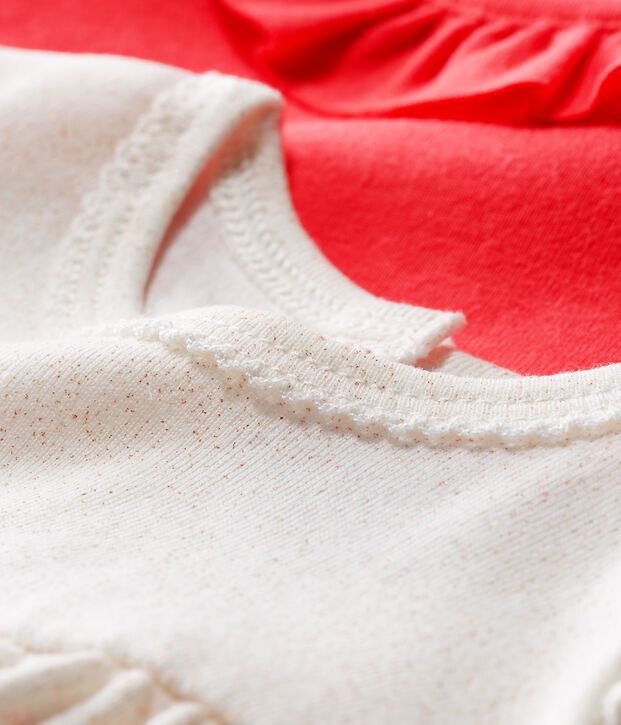 Tee-shirt manches courtes b&eacute;b&eacute; fille multicouleur