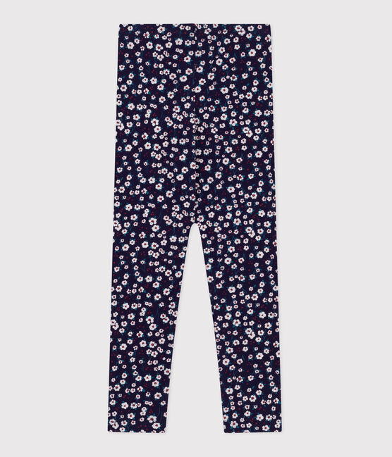 Legging enfant en coton imprimé bleu SOIR/ MULTICO