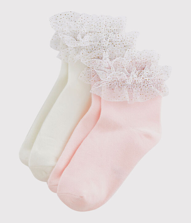 Lot de chaussettes enfant fille multicouleur