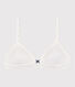 Soutien gorge à pois en coton et élasthanne fille