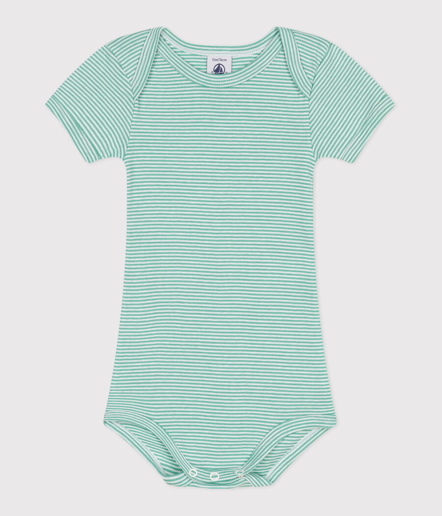 Body manches courtes en coton imprimé bébé (Petit Bateau) - Couverture