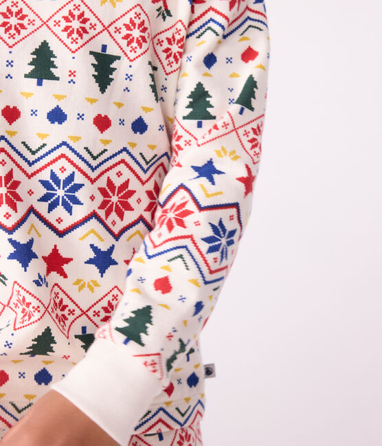Pyjama enfant en molleton imprimé Noël MILK/ MULTICO