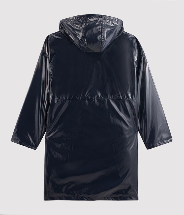 Parka oversize femme bleu