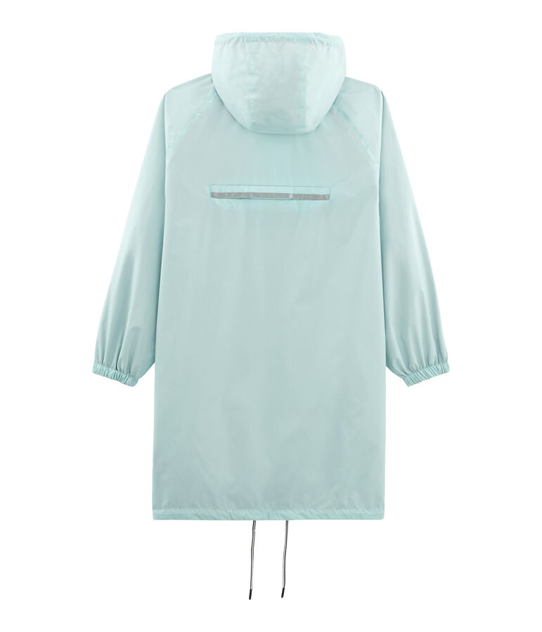 Coupe-vent long r&eacute;versible femme rose GROSEILLER/bleu CRYSTAL