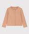 Cardigan en coton enfant fille beige VINTAGE