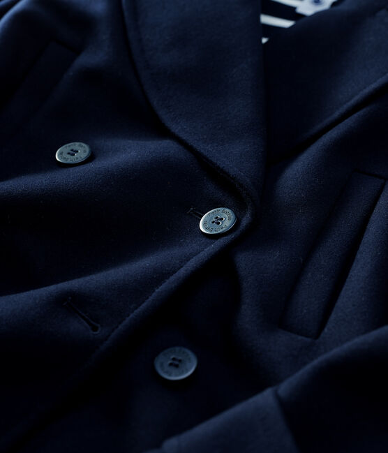 Caban en laine Femme bleu SMOKING
