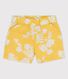 Short imprimé Hawaï en popeline bébé