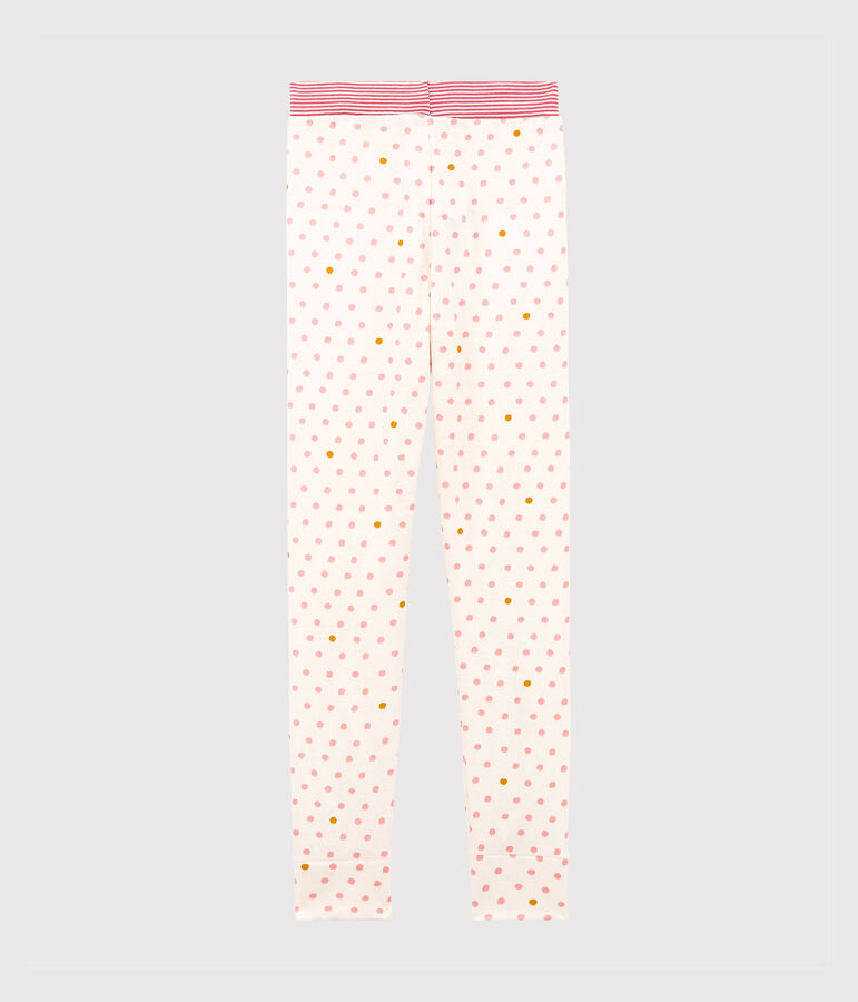 Pantalon de pyjama petite fille blanc/multicouleur