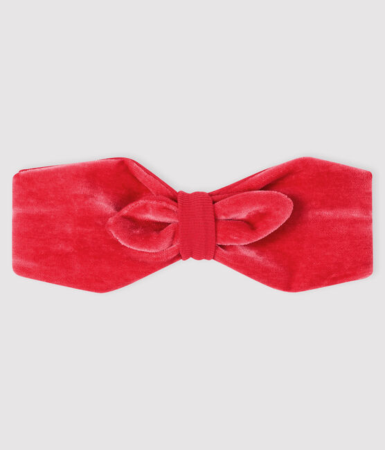 Bandeau à nœud bébé fille rose POPPY