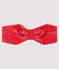 Bandeau à nœud bébé fille rose POPPY