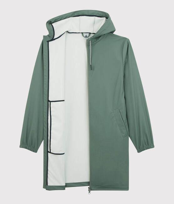 Ciré long et léger en matière recyclée Femme/Homme vert THUYA