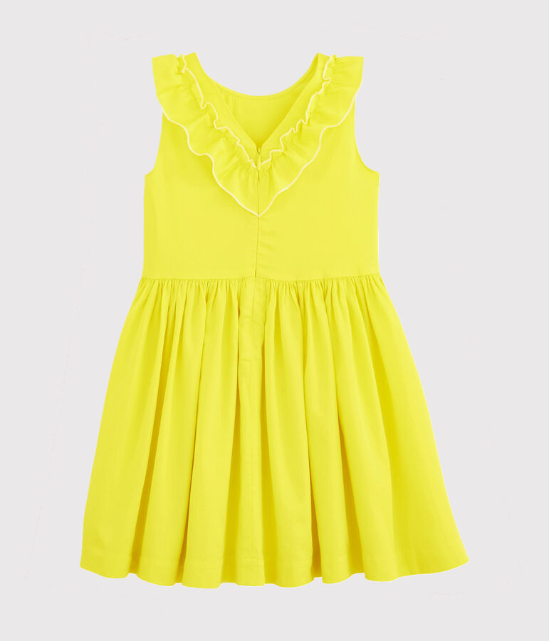 Robe enfant fille jaune