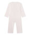 Combichaud fille en polaire rose VIENNE/gris MISTIGRI