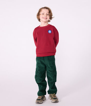 Sweatshirt enfant en coton uni