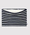 Snood enfant garçon-fille bleu SMOKING/blanc MARSHMALLOW