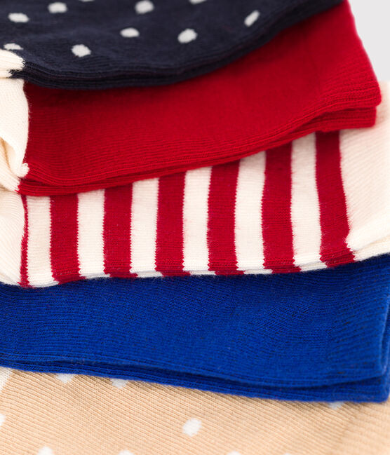 Lot de 5 paires de chaussettes enfant fille variante 1