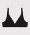 Soutien-gorge en coton et élasthanne femme noir BLACK