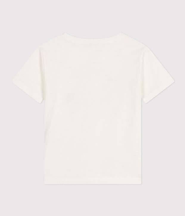 Tee-shirt en jersey l&eacute;ger enfant gar&ccedil;on blanc