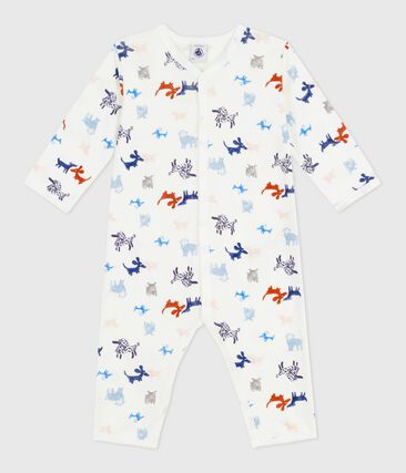 Pyjama bébé en coton sans pieds imprimé chien