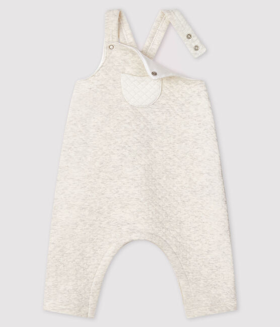 Salopette longue bébé en tubique beige MONTELIMAR CHINE