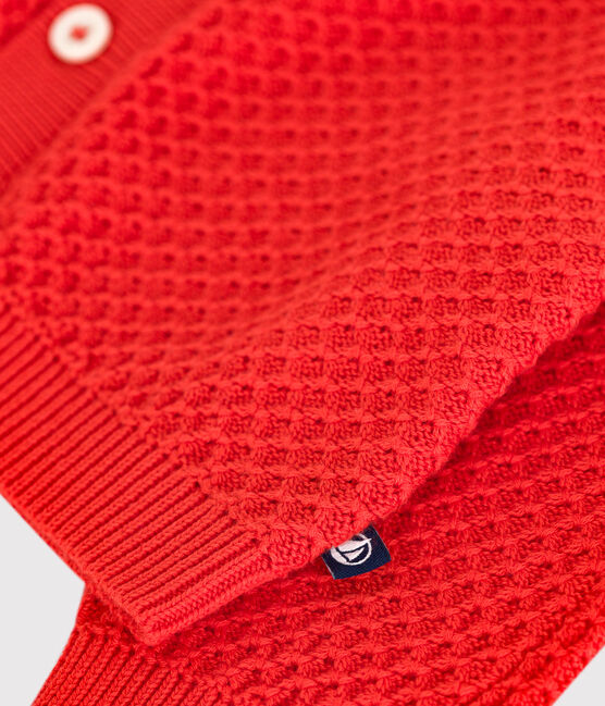 Cardigan bébé en coton point fantaisie SPICY
