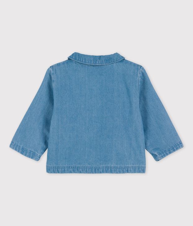 Veste en denim l&eacute;ger bio b&eacute;b&eacute; bleu