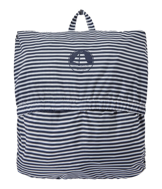 Coupe-vent enfant mixte bleu SMOKING/blanc MARSHMALLOW