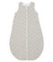 Gigoteuse bébé garçon en velours gris BELUGA/blanc MARSHMALLOW