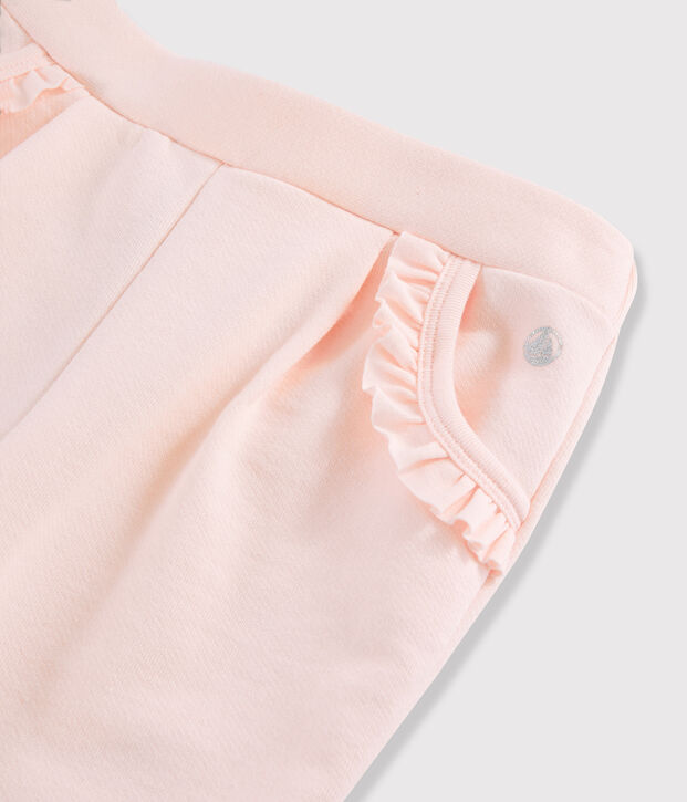 Pantalon de jogging enfant fille rose clair